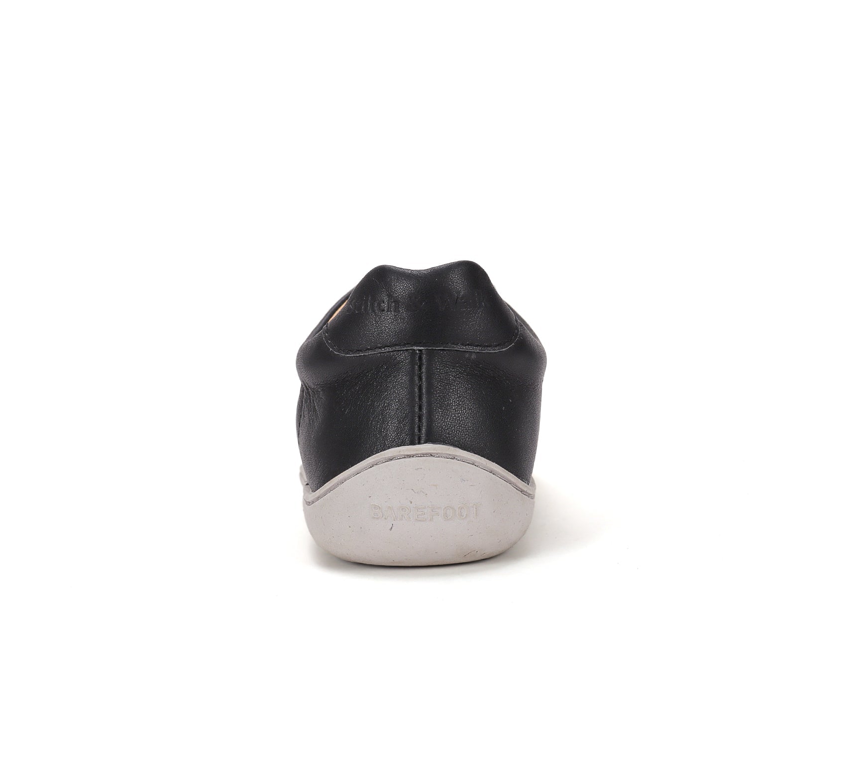 All black leather sneakers 088 - MyMara