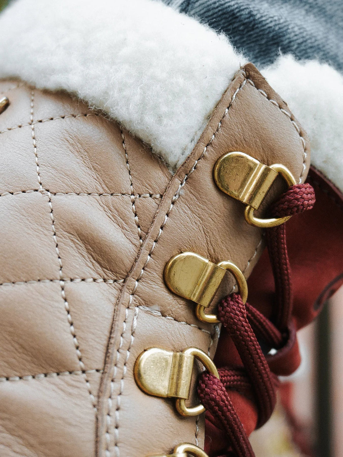 Boots Olivia - Warm Leather Winter Boots with Merino Wool Lining - MyMara