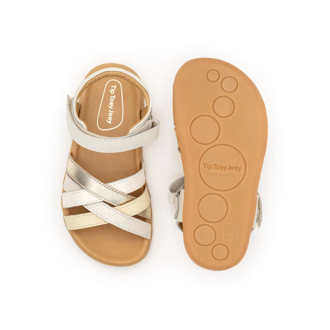 Criss Cross Toddler Barefoot Sandals - MyMara