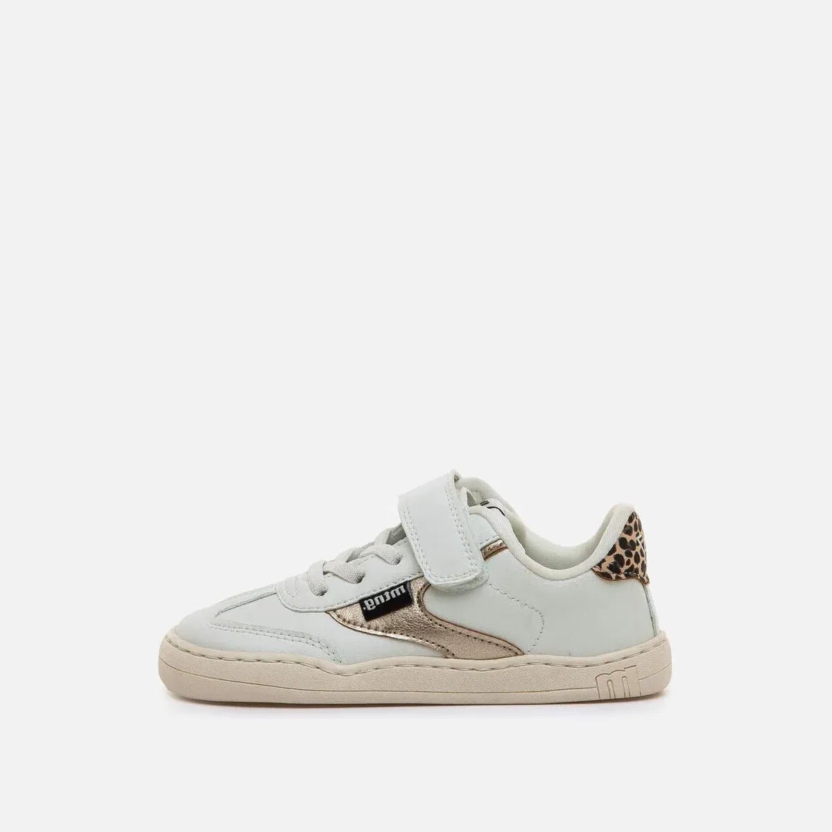 Free Gold Leopard Girls’ Minimalist Sneakers - MyMara