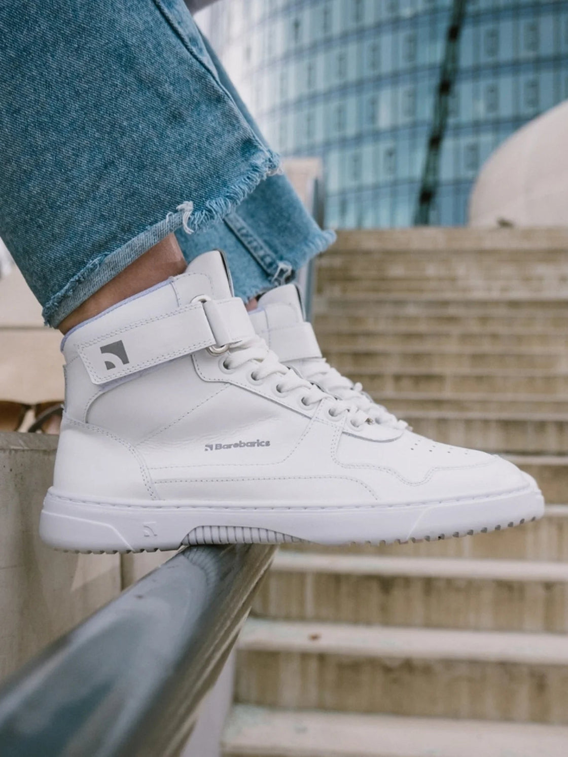 High Top Sustainable Leather Shoes - MyMara