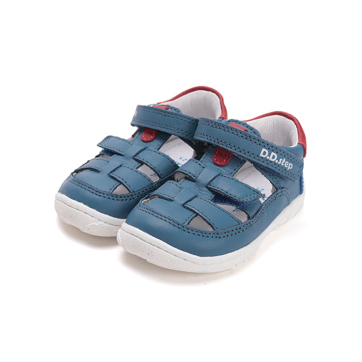 Leather sandals 077 Marine - MyMara
