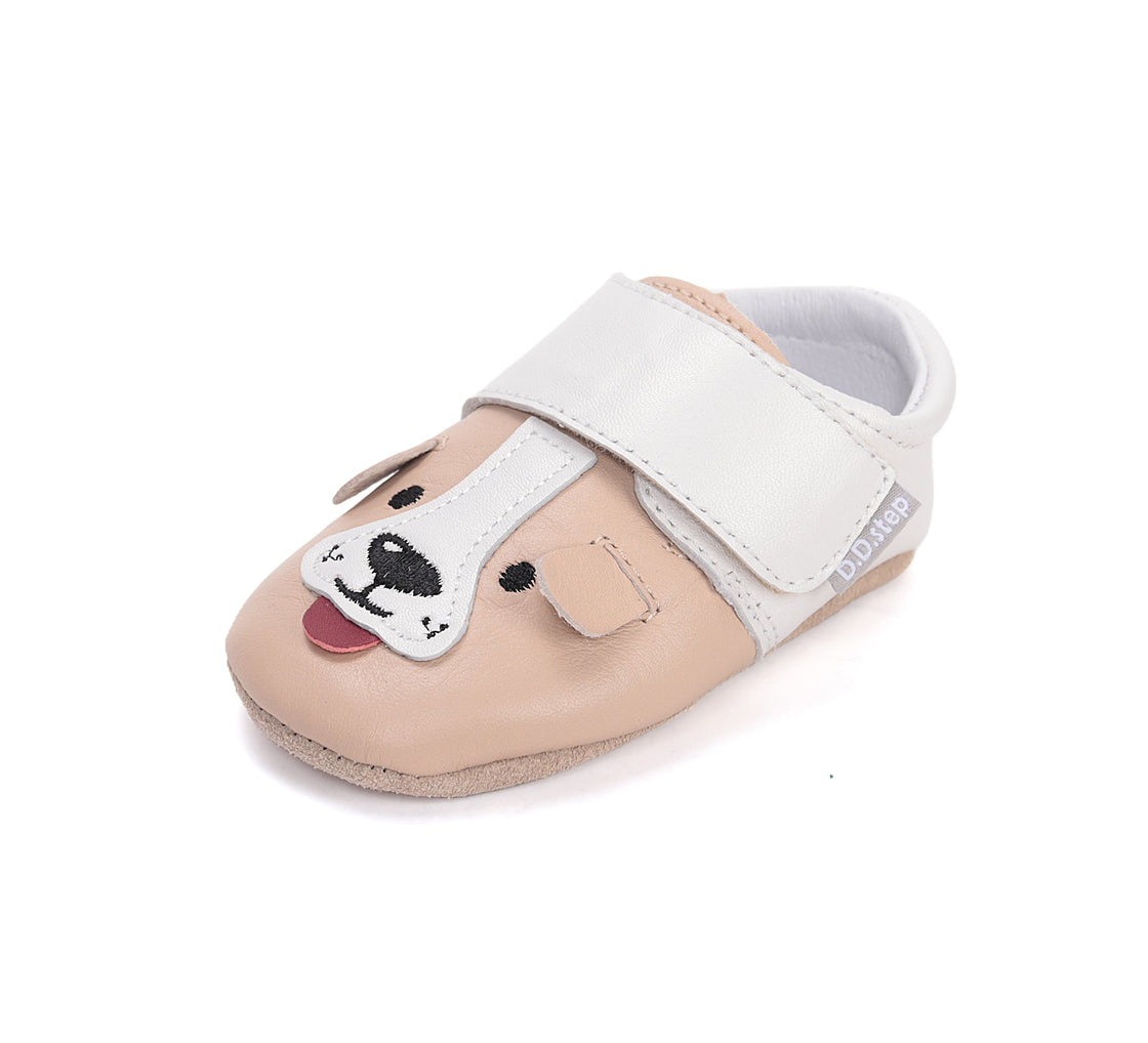 Leather Slippers for Prewalkers - MyMara