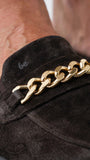 Men's Moccasins Prestage with Gold Chain Detail - MyMara