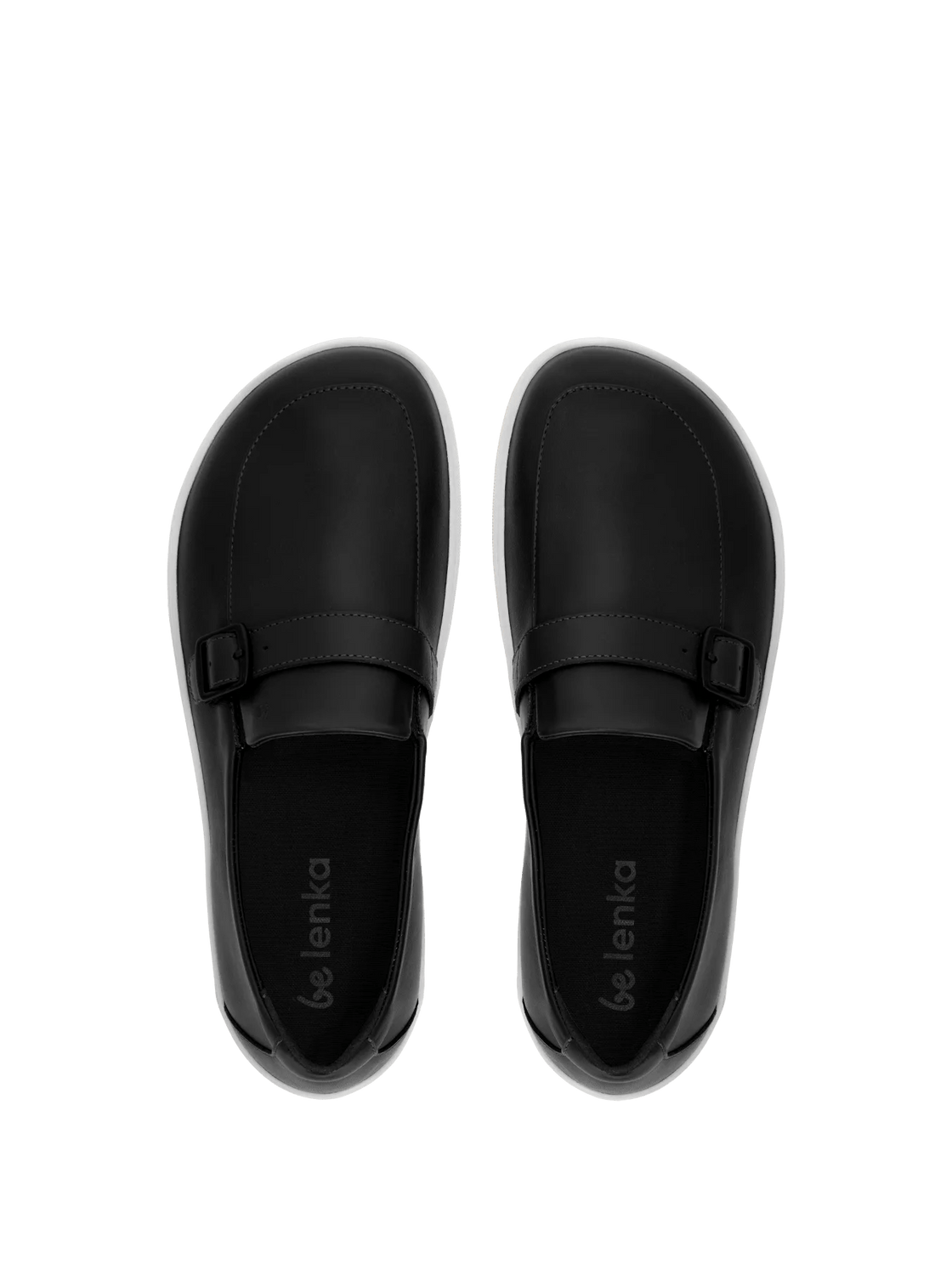 Moccasins Amadeus - Men's Leather Moccasins with Metal Buckle - MyMara