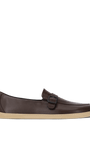 Moccasins Amadeus - Men's Leather Moccasins with Metal Buckle - MyMara
