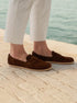 Moccasins Bianca - Women's Leather Slip - On Shoes - MyMara