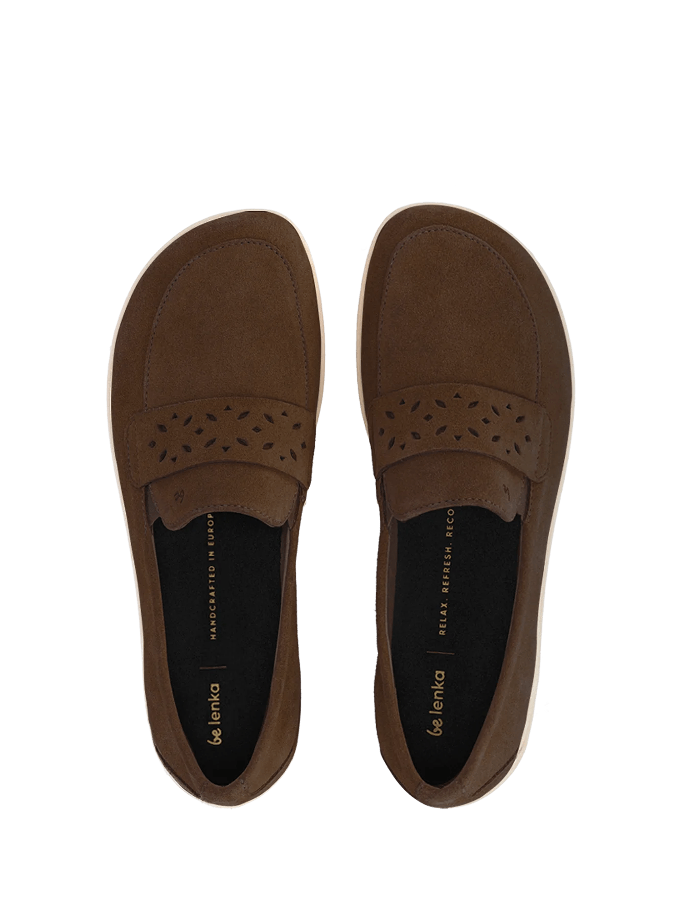 Moccasins Bianca - Women's Leather Slip - On Shoes - MyMara