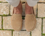 Moccasins Bianca - Women's Leather Slip - On Shoes - MyMara