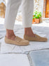 Moccasins Bianca - Women's Leather Slip - On Shoes - MyMara