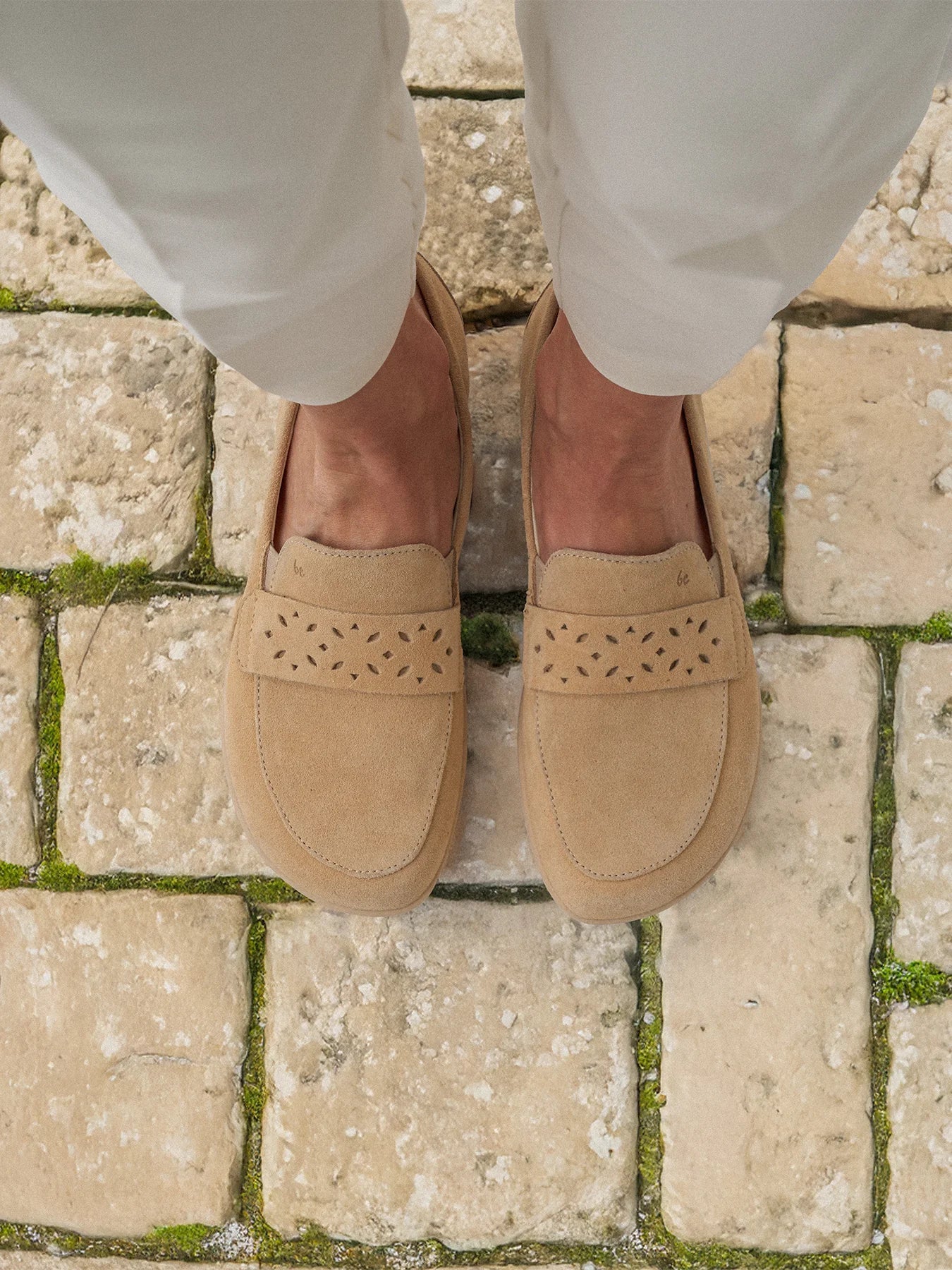 Moccasins Bianca - Women's Leather Slip - On Shoes - MyMara