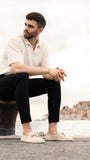 Moccasins Portsiders - Elegant Leather Loafers with Tassels - MyMara