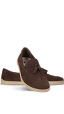 Moccasins Portsiders - Elegant Leather Loafers with Tassels - MyMara