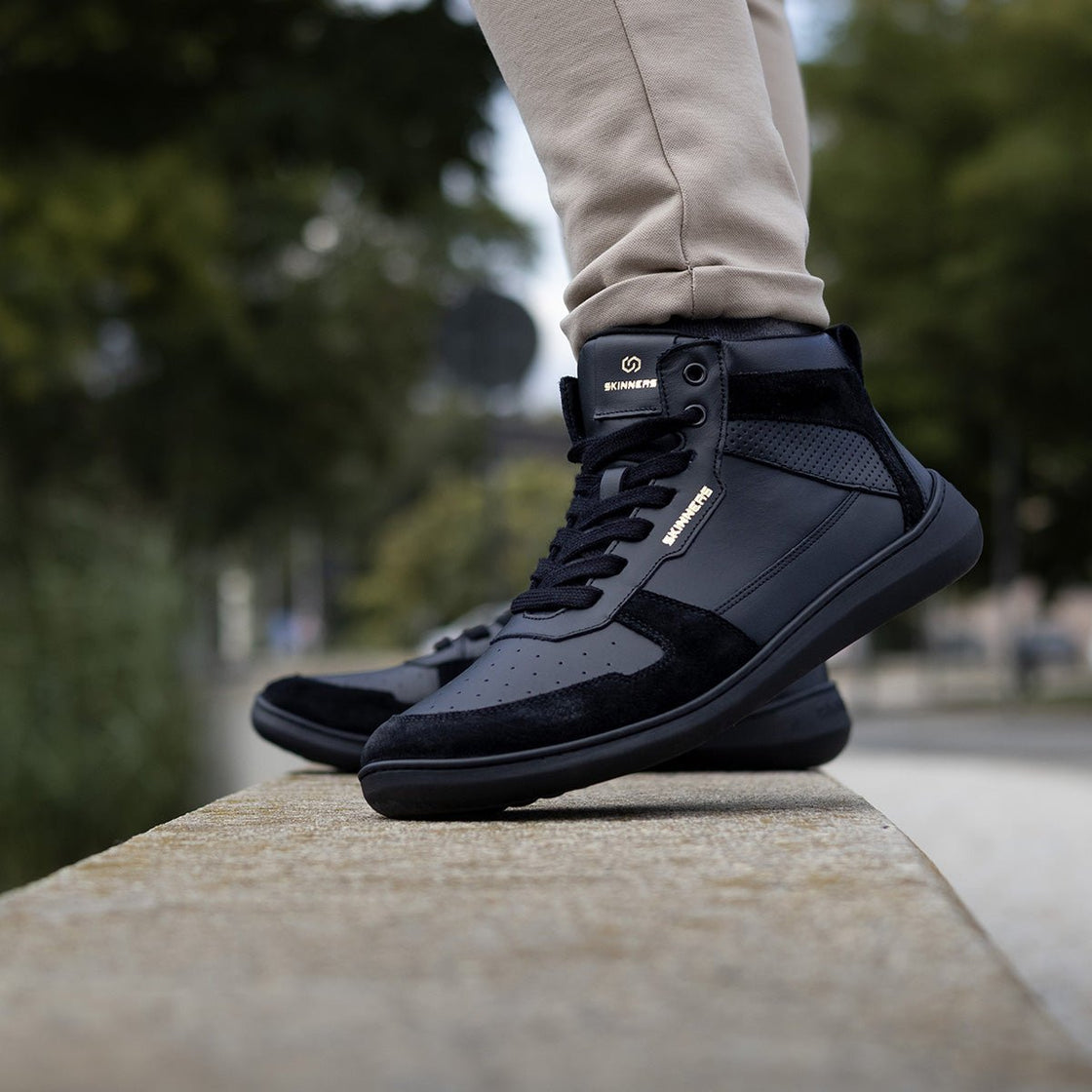 Oldschooler High Top Barefoot Sneakers - MyMara