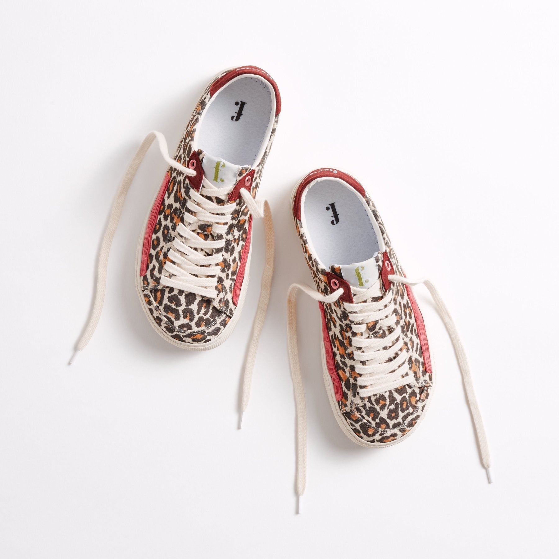 Peach Leopard & Borgona sneakers - MyMara