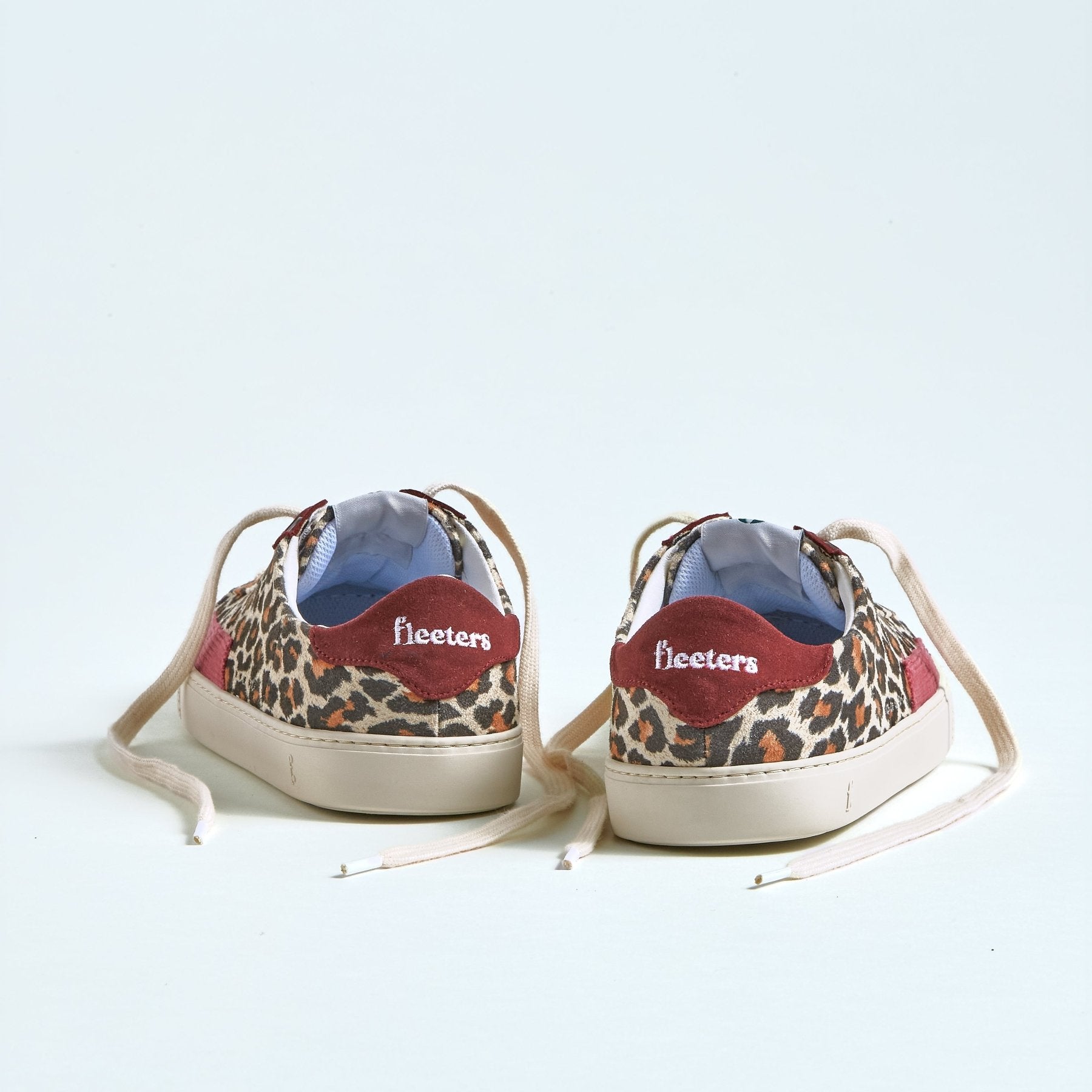 Peach Leopard & Borgona sneakers - MyMara