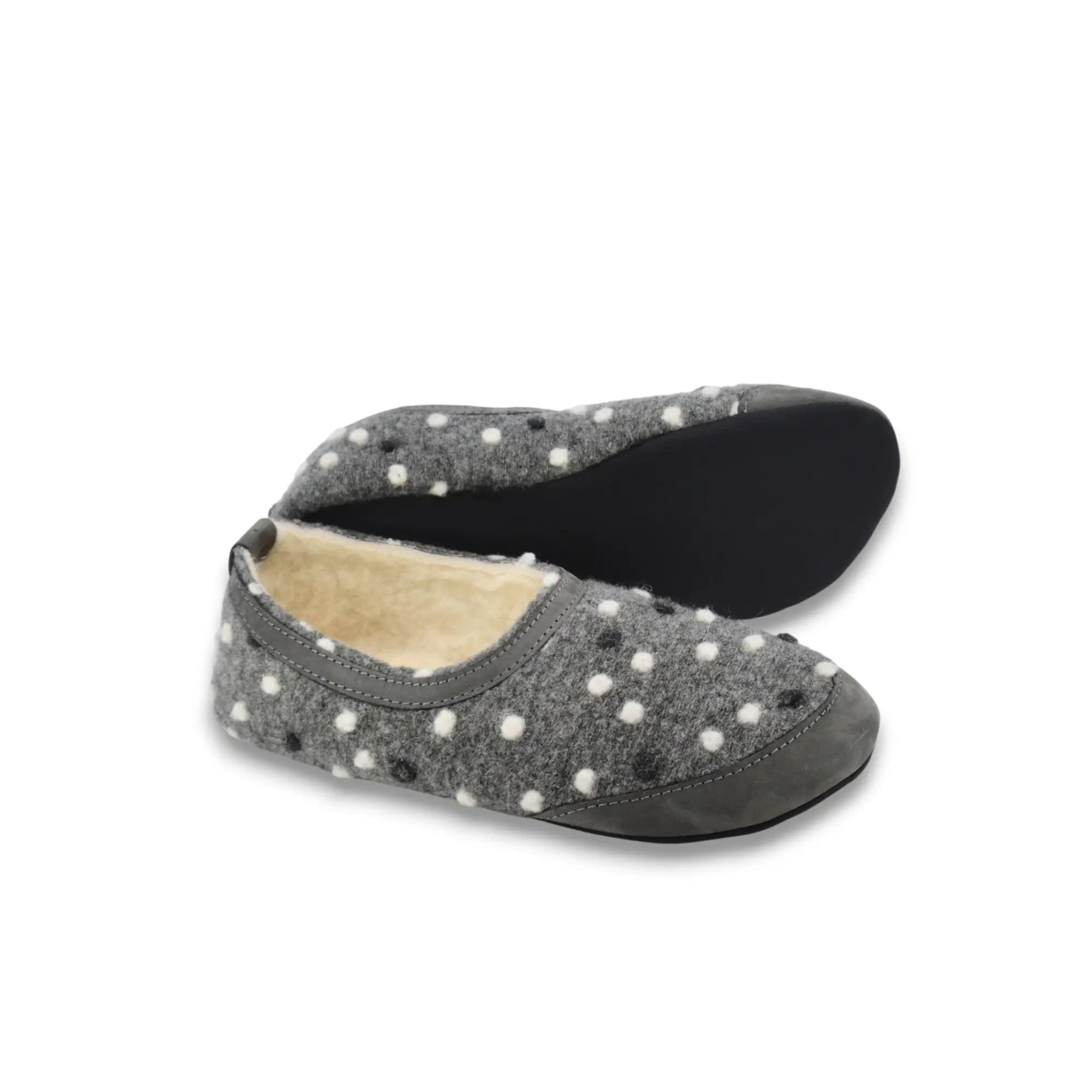 Poksa Barefoot Slippers with Lambskin Lining - MyMara