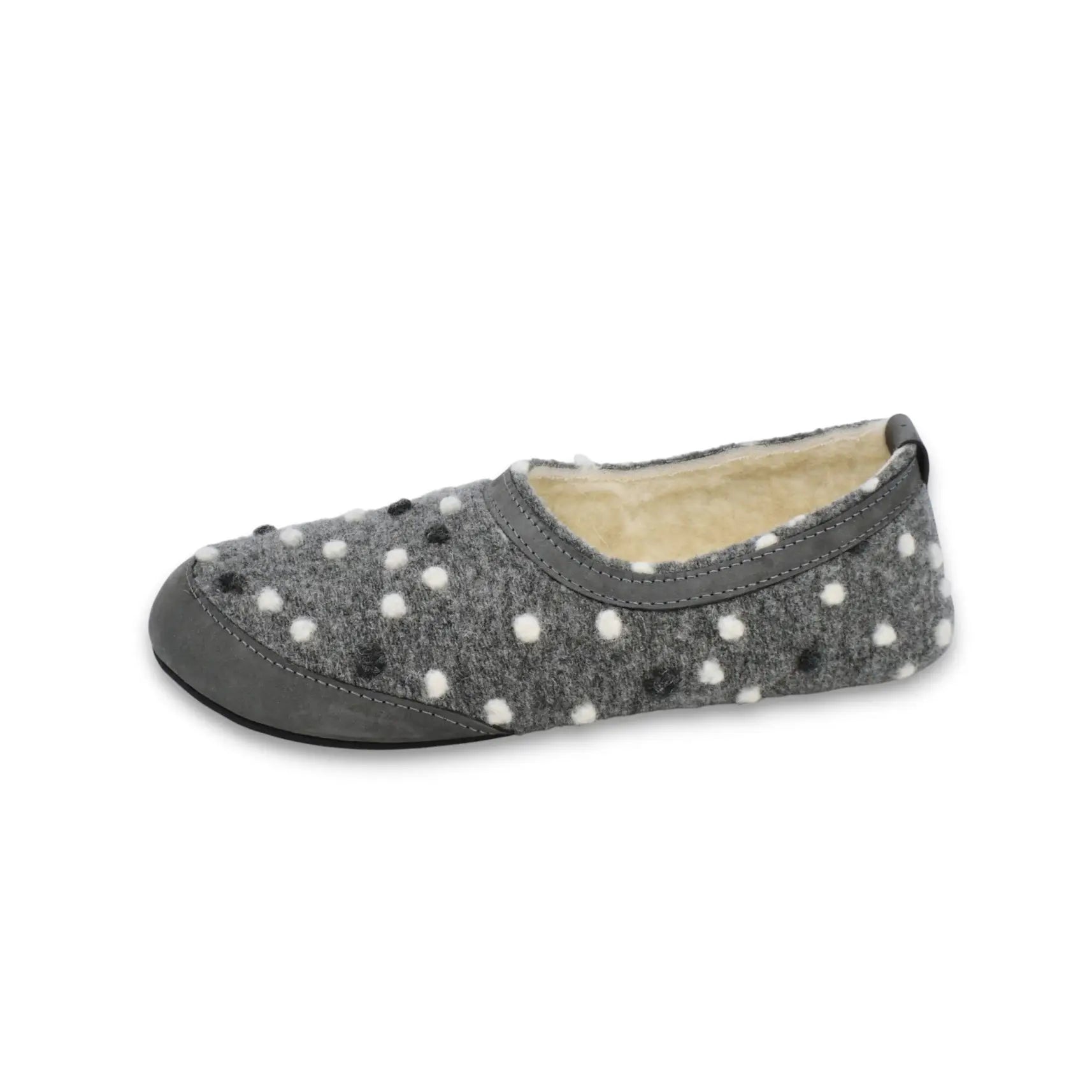 Poksa Barefoot Slippers with Lambskin Lining - MyMara