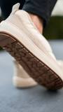 Slip-on shoes Nimbus - Water-repellent leather walking shoes - MyMara