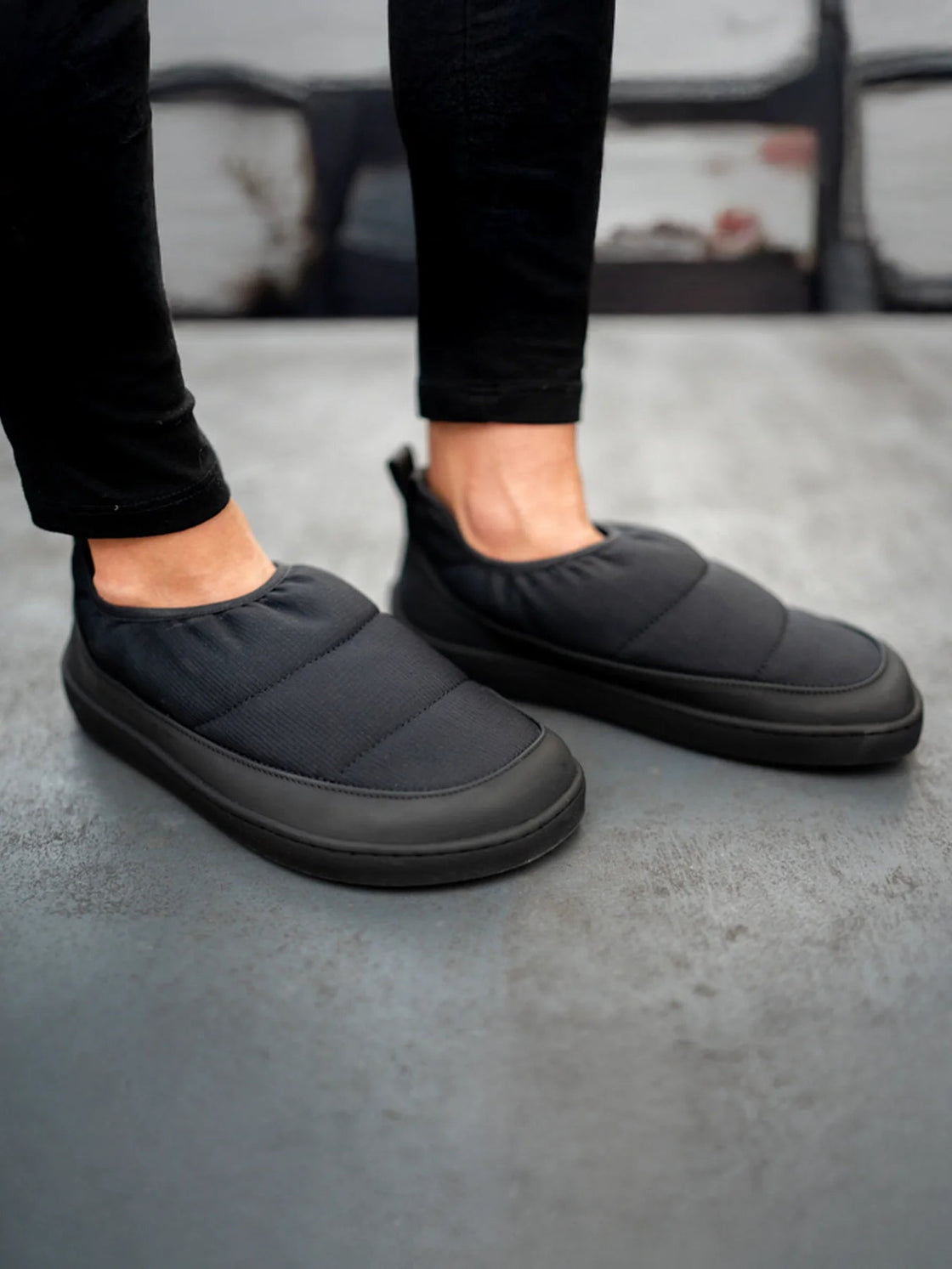 Slip-on shoes Nimbus - Water-repellent leather walking shoes - MyMara