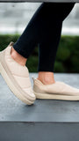 Slip-on shoes Nimbus - Water-repellent leather walking shoes - MyMara