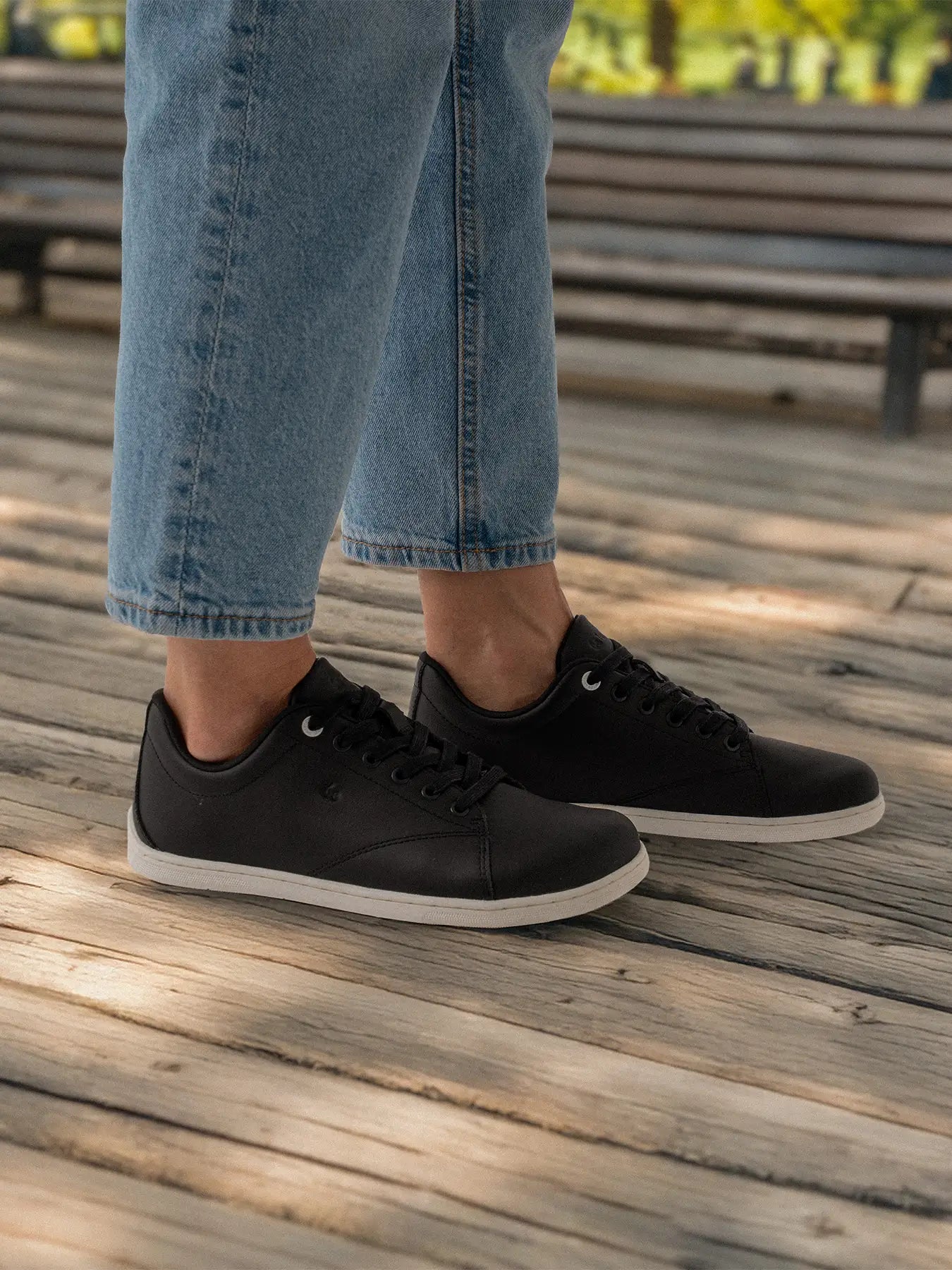 Sneakers Core - Sustainable Leather Minimalist Shoes - MyMara