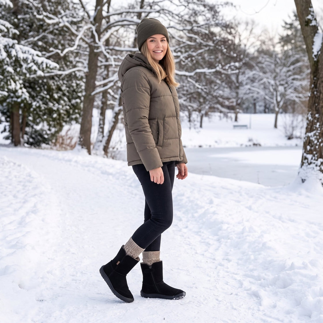 Tex Suede winter boots - MyMara