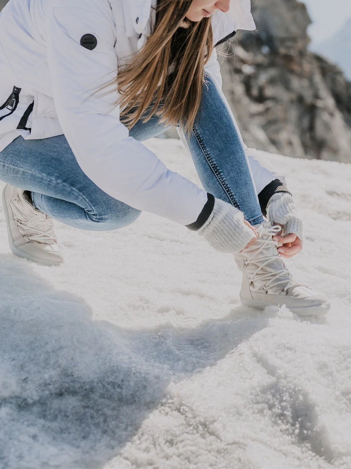 Winter Barefoot Boots Snowfox Woman - MyMara